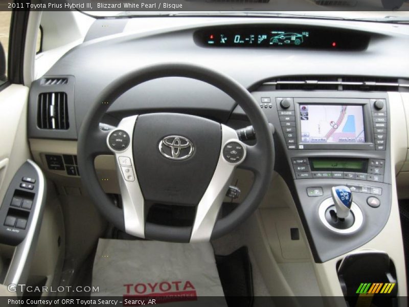 Dashboard of 2011 Prius Hybrid III