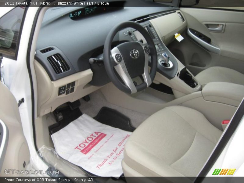  2011 Prius Hybrid III Bisque Interior