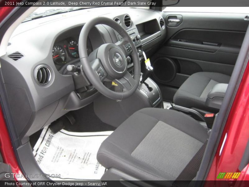 Dark Slate Gray Interior - 2011 Compass 2.0 Latitude 