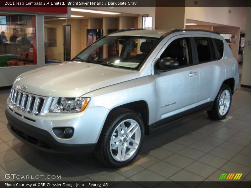 Bright Silver Metallic / Dark Slate Gray 2011 Jeep Compass 2.4 Limited
