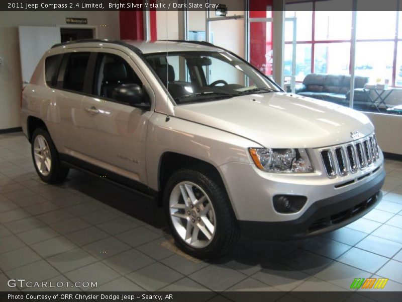 Bright Silver Metallic / Dark Slate Gray 2011 Jeep Compass 2.4 Limited
