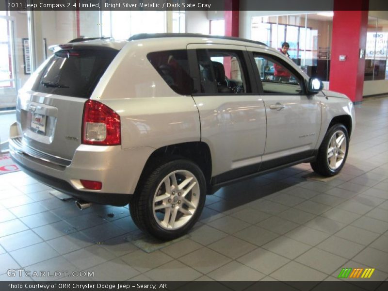 Bright Silver Metallic / Dark Slate Gray 2011 Jeep Compass 2.4 Limited