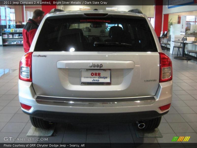 Bright Silver Metallic / Dark Slate Gray 2011 Jeep Compass 2.4 Limited