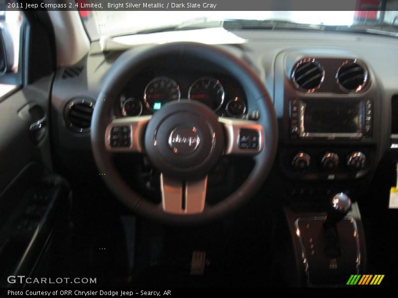 Bright Silver Metallic / Dark Slate Gray 2011 Jeep Compass 2.4 Limited
