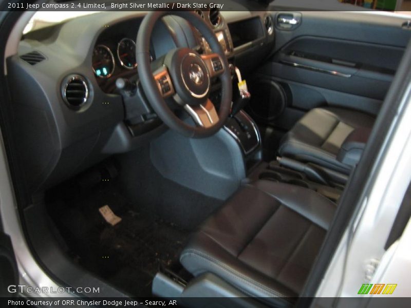Bright Silver Metallic / Dark Slate Gray 2011 Jeep Compass 2.4 Limited