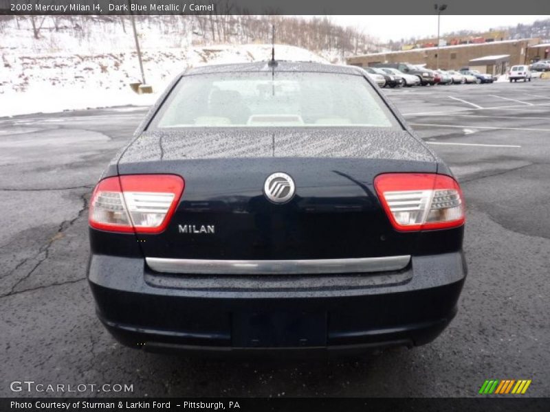 Dark Blue Metallic / Camel 2008 Mercury Milan I4