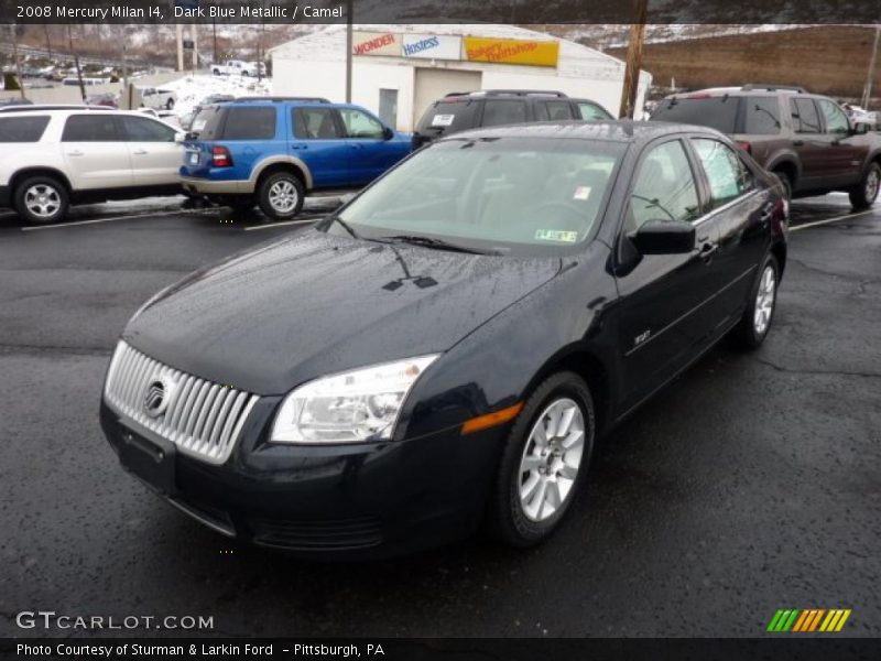 Dark Blue Metallic / Camel 2008 Mercury Milan I4