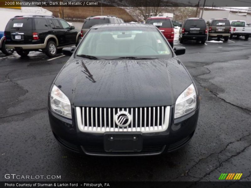 Dark Blue Metallic / Camel 2008 Mercury Milan I4