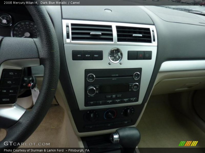 Dark Blue Metallic / Camel 2008 Mercury Milan I4