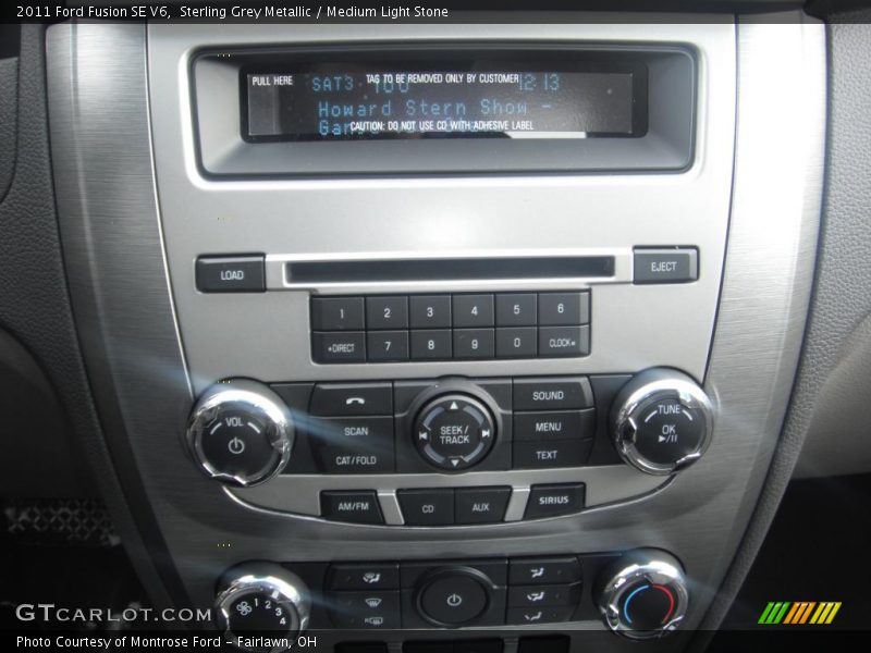 Controls of 2011 Fusion SE V6