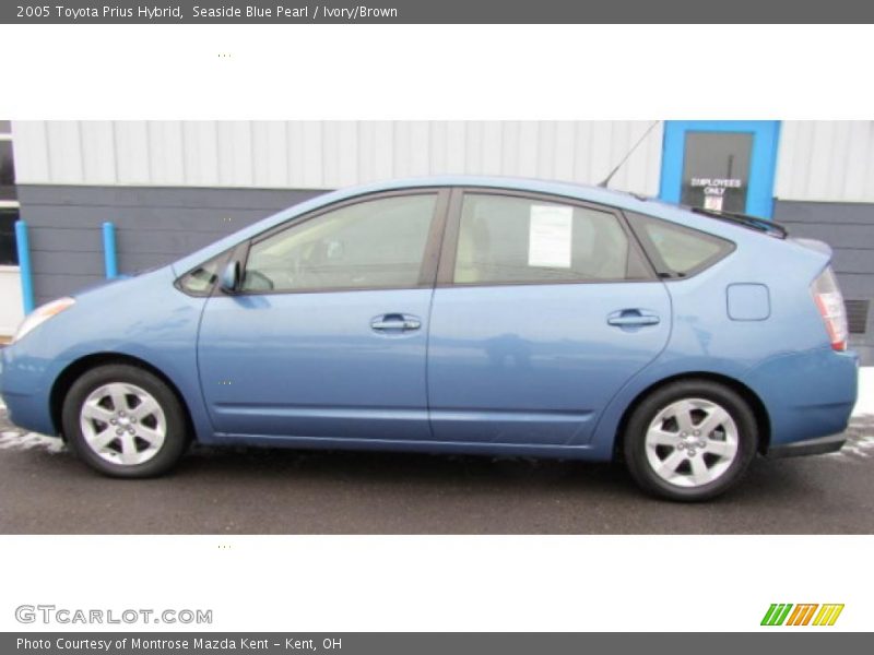 Seaside Blue Pearl / Ivory/Brown 2005 Toyota Prius Hybrid