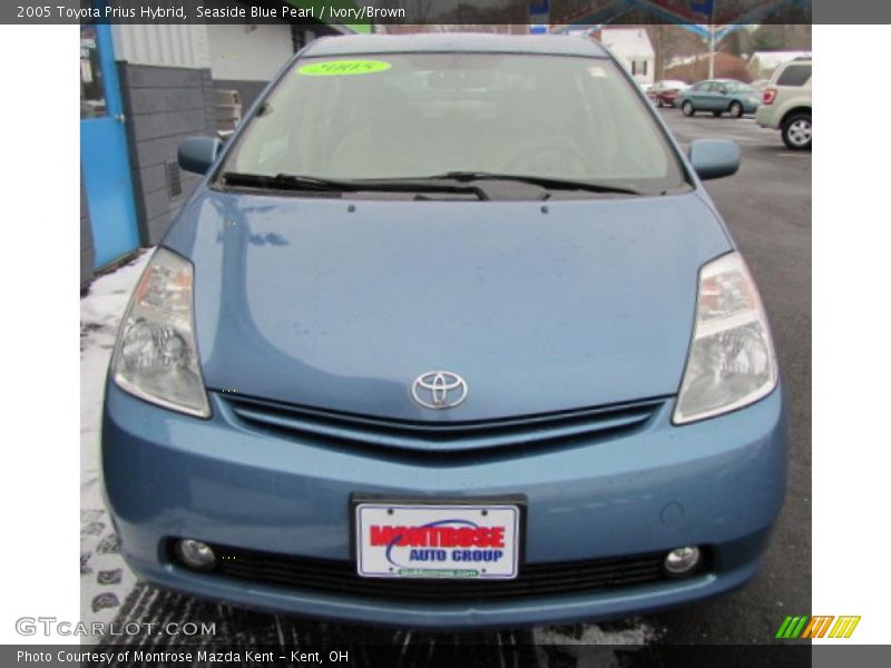 Seaside Blue Pearl / Ivory/Brown 2005 Toyota Prius Hybrid