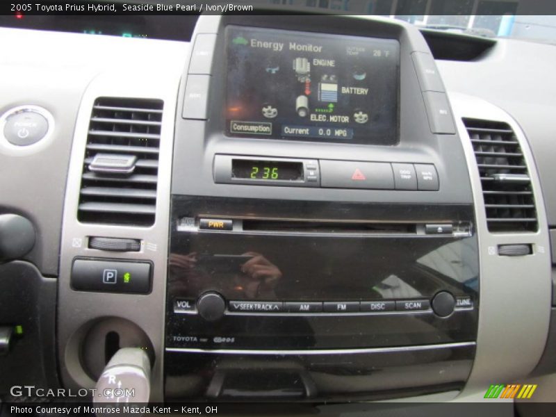 Seaside Blue Pearl / Ivory/Brown 2005 Toyota Prius Hybrid