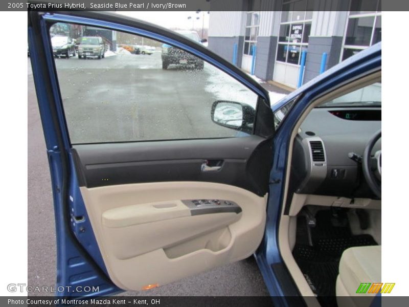 Seaside Blue Pearl / Ivory/Brown 2005 Toyota Prius Hybrid