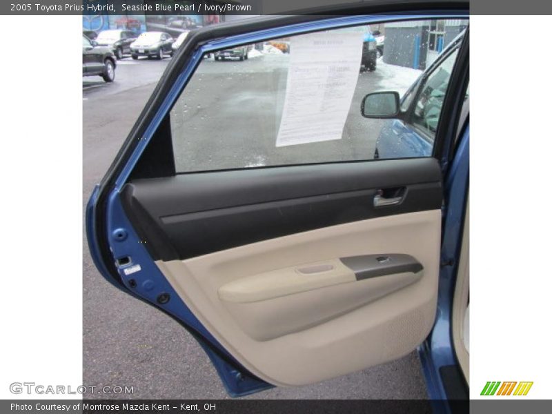 Seaside Blue Pearl / Ivory/Brown 2005 Toyota Prius Hybrid