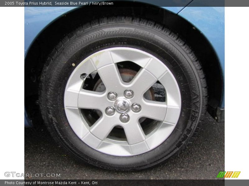 Seaside Blue Pearl / Ivory/Brown 2005 Toyota Prius Hybrid