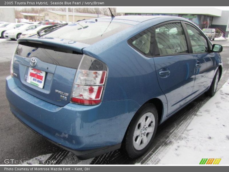 Seaside Blue Pearl / Ivory/Brown 2005 Toyota Prius Hybrid