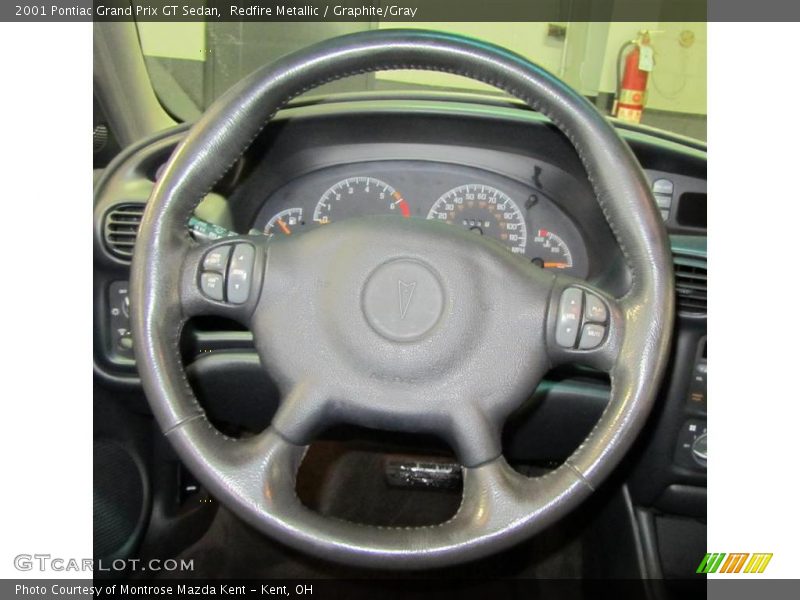 Redfire Metallic / Graphite/Gray 2001 Pontiac Grand Prix GT Sedan