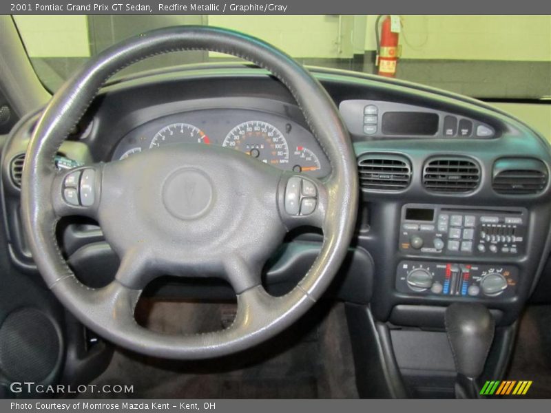Redfire Metallic / Graphite/Gray 2001 Pontiac Grand Prix GT Sedan