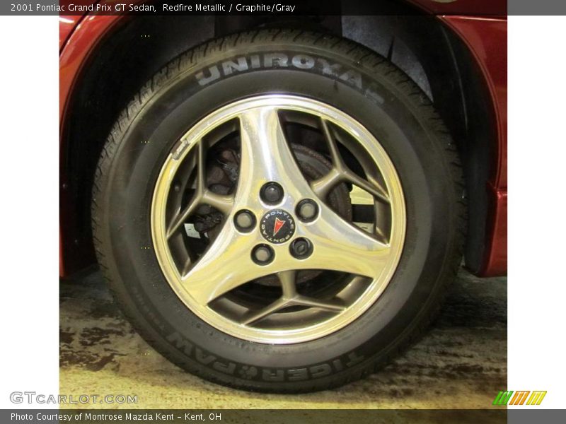 Redfire Metallic / Graphite/Gray 2001 Pontiac Grand Prix GT Sedan