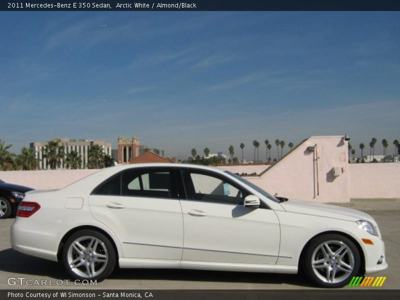 Arctic White / Almond/Black 2011 Mercedes-Benz E 350 Sedan