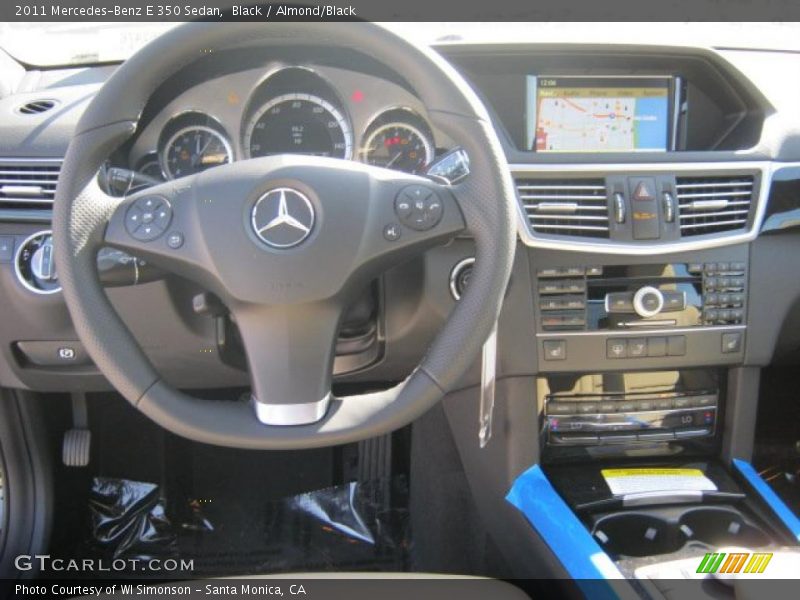 Black / Almond/Black 2011 Mercedes-Benz E 350 Sedan