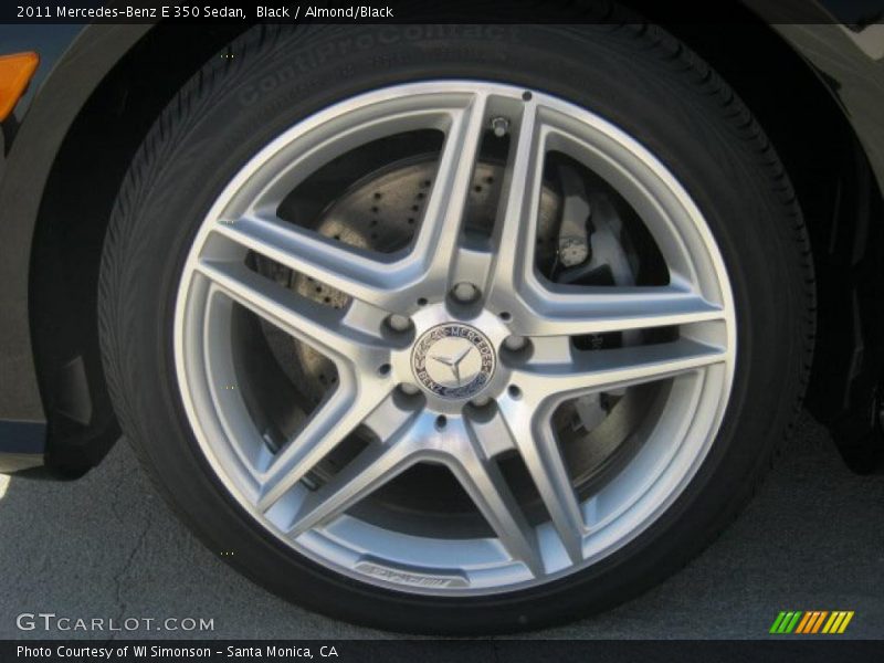 Black / Almond/Black 2011 Mercedes-Benz E 350 Sedan