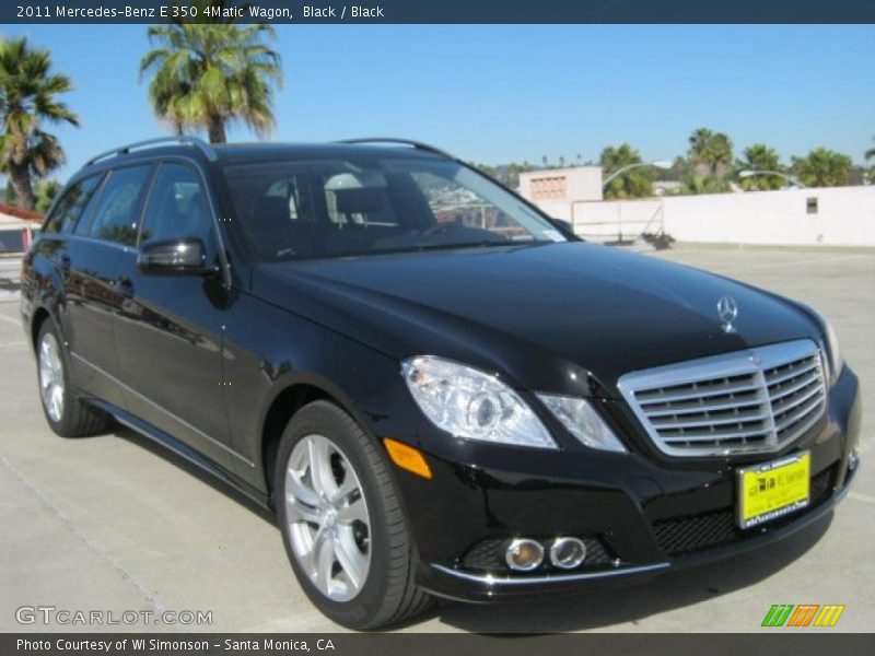 Black / Black 2011 Mercedes-Benz E 350 4Matic Wagon