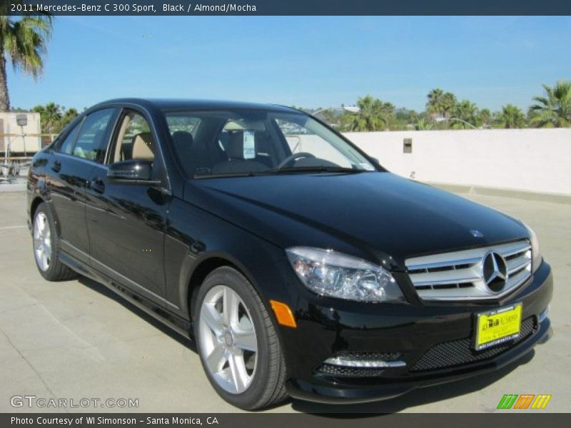 Black / Almond/Mocha 2011 Mercedes-Benz C 300 Sport