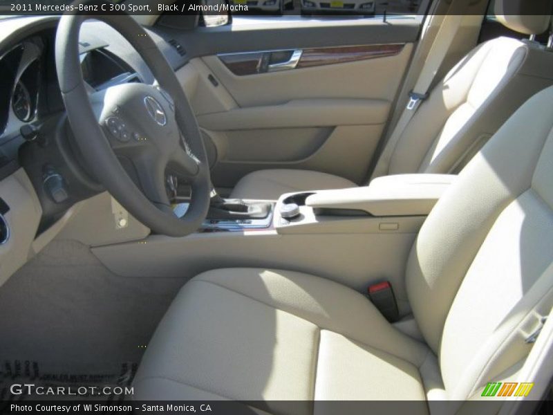Black / Almond/Mocha 2011 Mercedes-Benz C 300 Sport