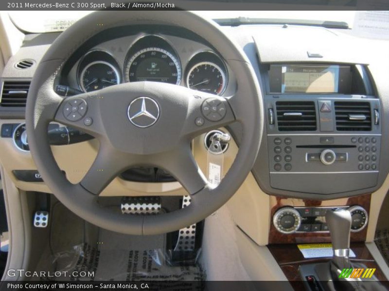 Black / Almond/Mocha 2011 Mercedes-Benz C 300 Sport