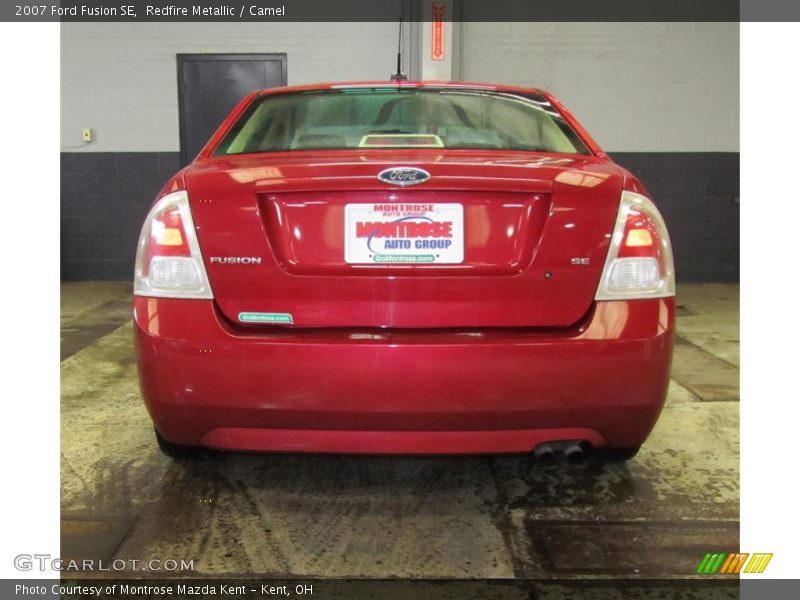 Redfire Metallic / Camel 2007 Ford Fusion SE