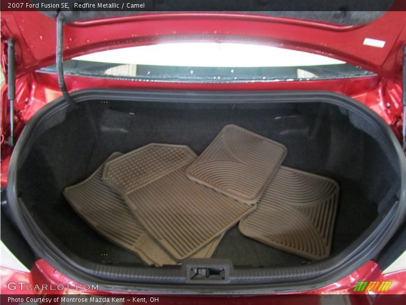 Redfire Metallic / Camel 2007 Ford Fusion SE