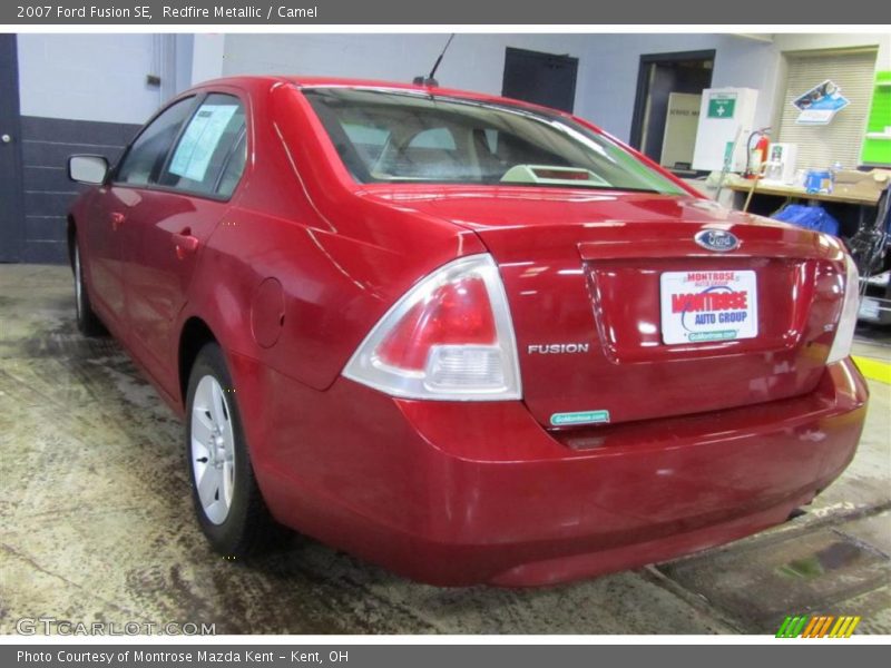 Redfire Metallic / Camel 2007 Ford Fusion SE