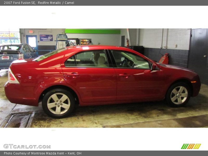 Redfire Metallic / Camel 2007 Ford Fusion SE