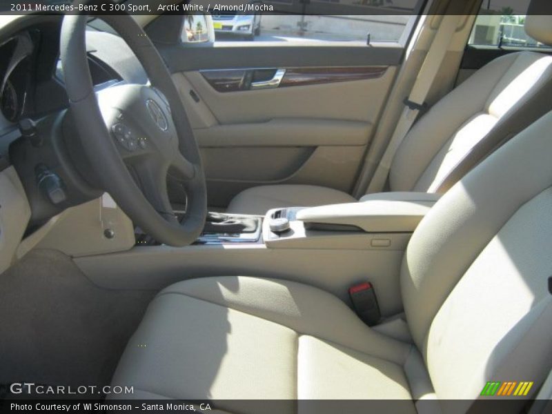 Arctic White / Almond/Mocha 2011 Mercedes-Benz C 300 Sport