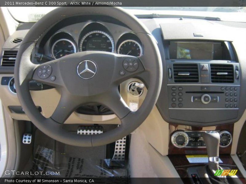 Arctic White / Almond/Mocha 2011 Mercedes-Benz C 300 Sport