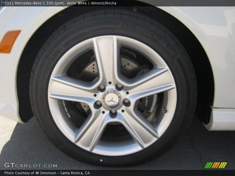 Arctic White / Almond/Mocha 2011 Mercedes-Benz C 300 Sport