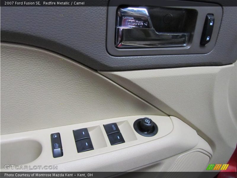 Redfire Metallic / Camel 2007 Ford Fusion SE