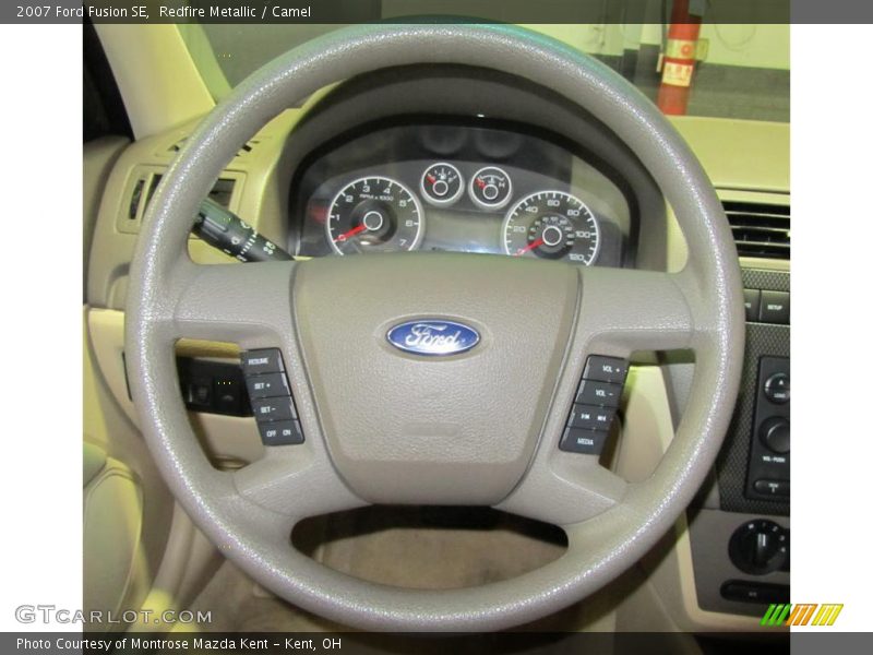 Redfire Metallic / Camel 2007 Ford Fusion SE
