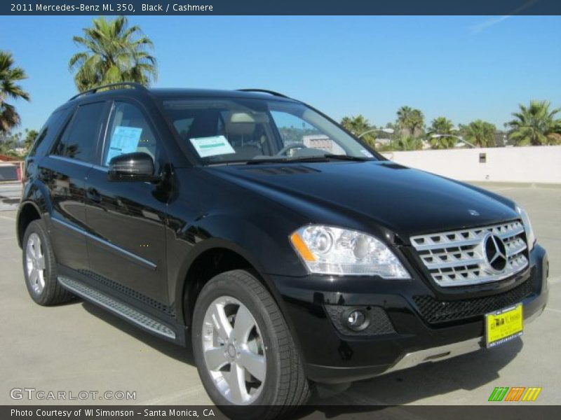Black / Cashmere 2011 Mercedes-Benz ML 350