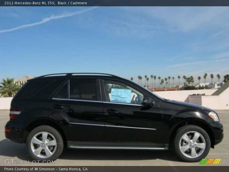 Black / Cashmere 2011 Mercedes-Benz ML 350