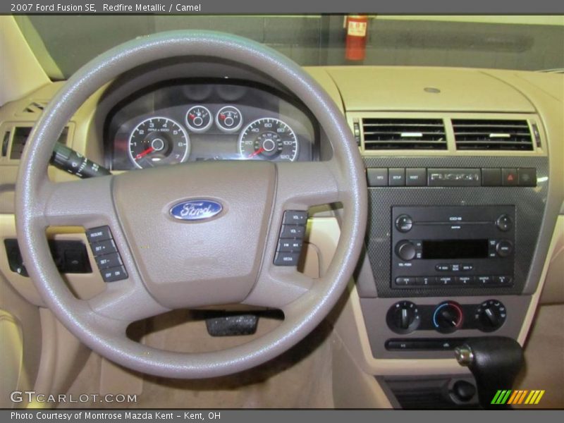 Redfire Metallic / Camel 2007 Ford Fusion SE
