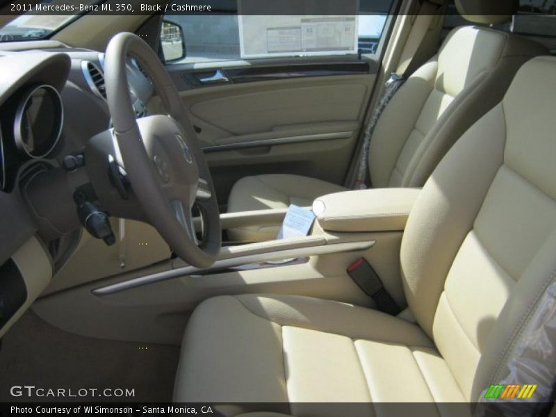 Black / Cashmere 2011 Mercedes-Benz ML 350