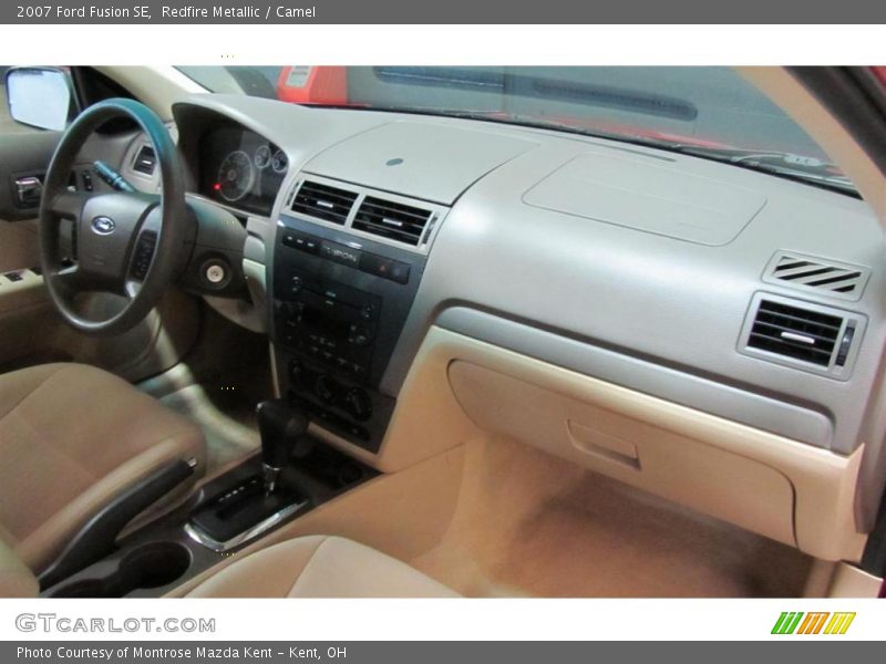 Redfire Metallic / Camel 2007 Ford Fusion SE