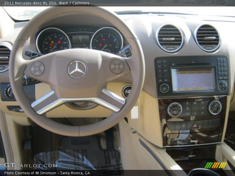 Black / Cashmere 2011 Mercedes-Benz ML 350