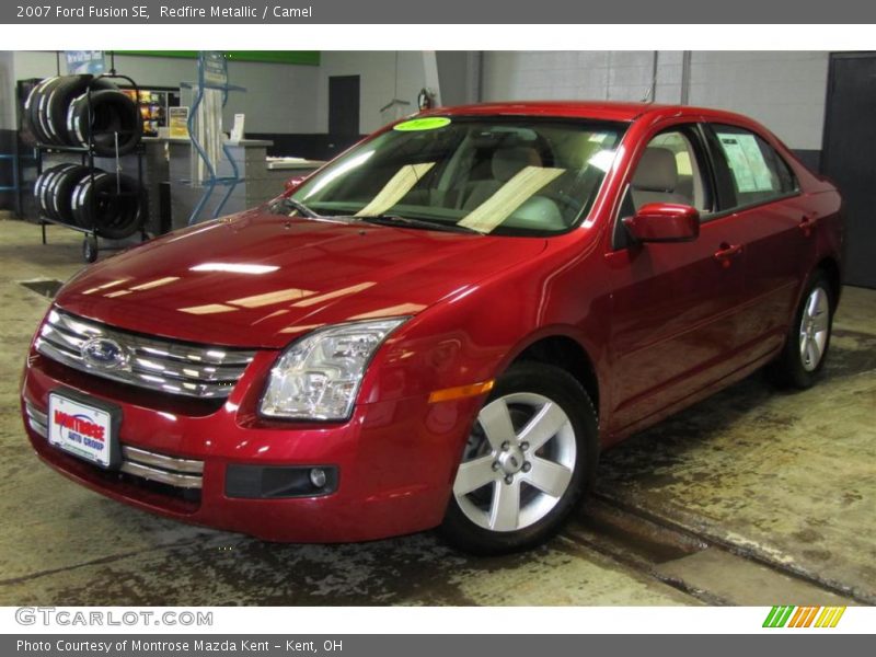 Redfire Metallic / Camel 2007 Ford Fusion SE