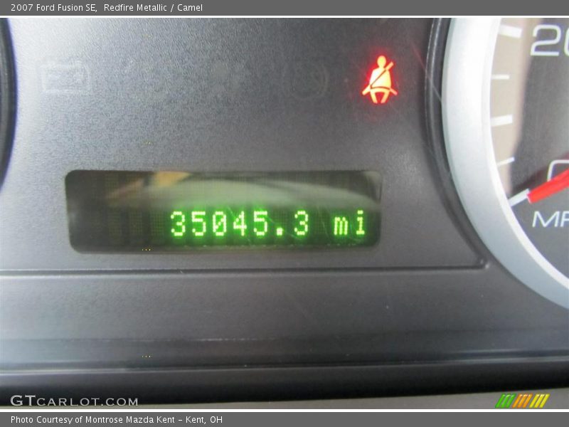 Redfire Metallic / Camel 2007 Ford Fusion SE