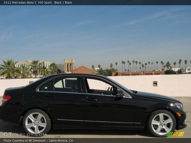 Black / Black 2011 Mercedes-Benz C 300 Sport