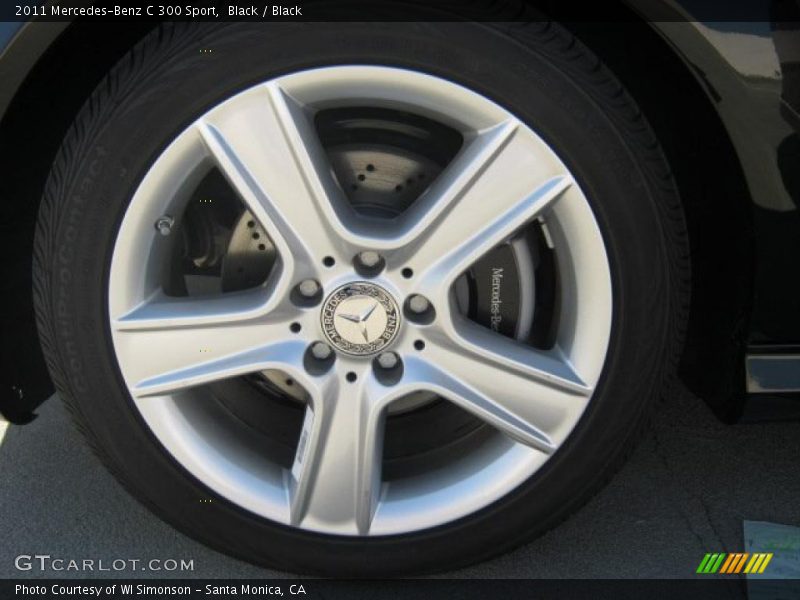 Black / Black 2011 Mercedes-Benz C 300 Sport